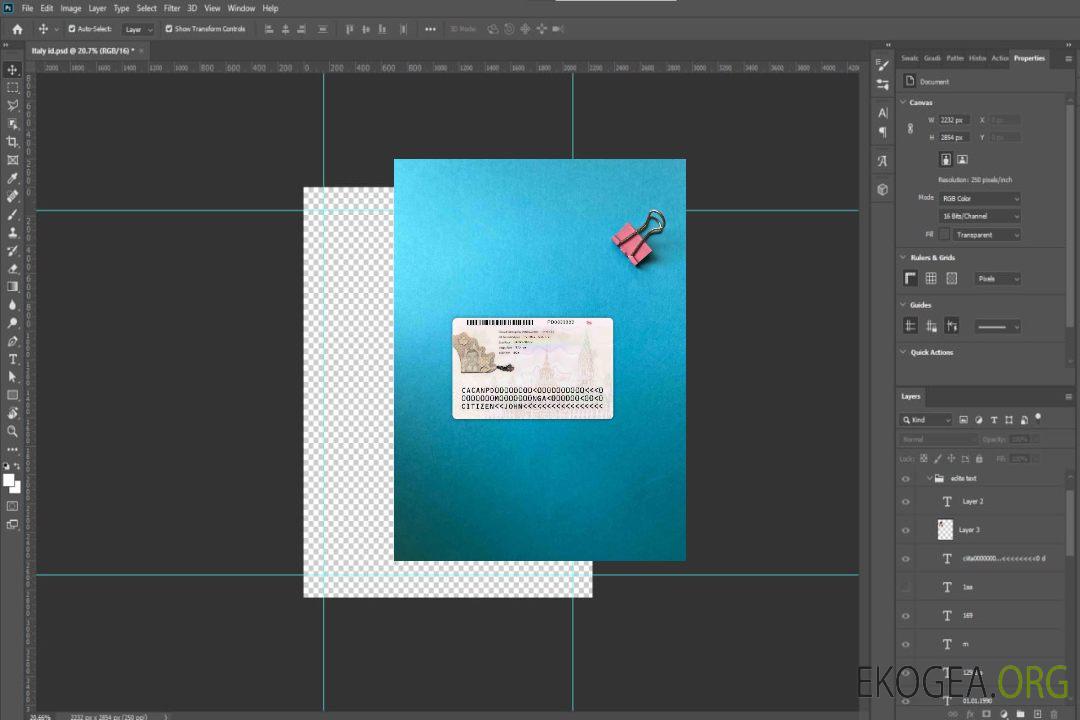 Carte de résident permanent du Canada version 2 photolook RETOUR template Carte de résident permanent du Canada version 2 photolook RETOUR template